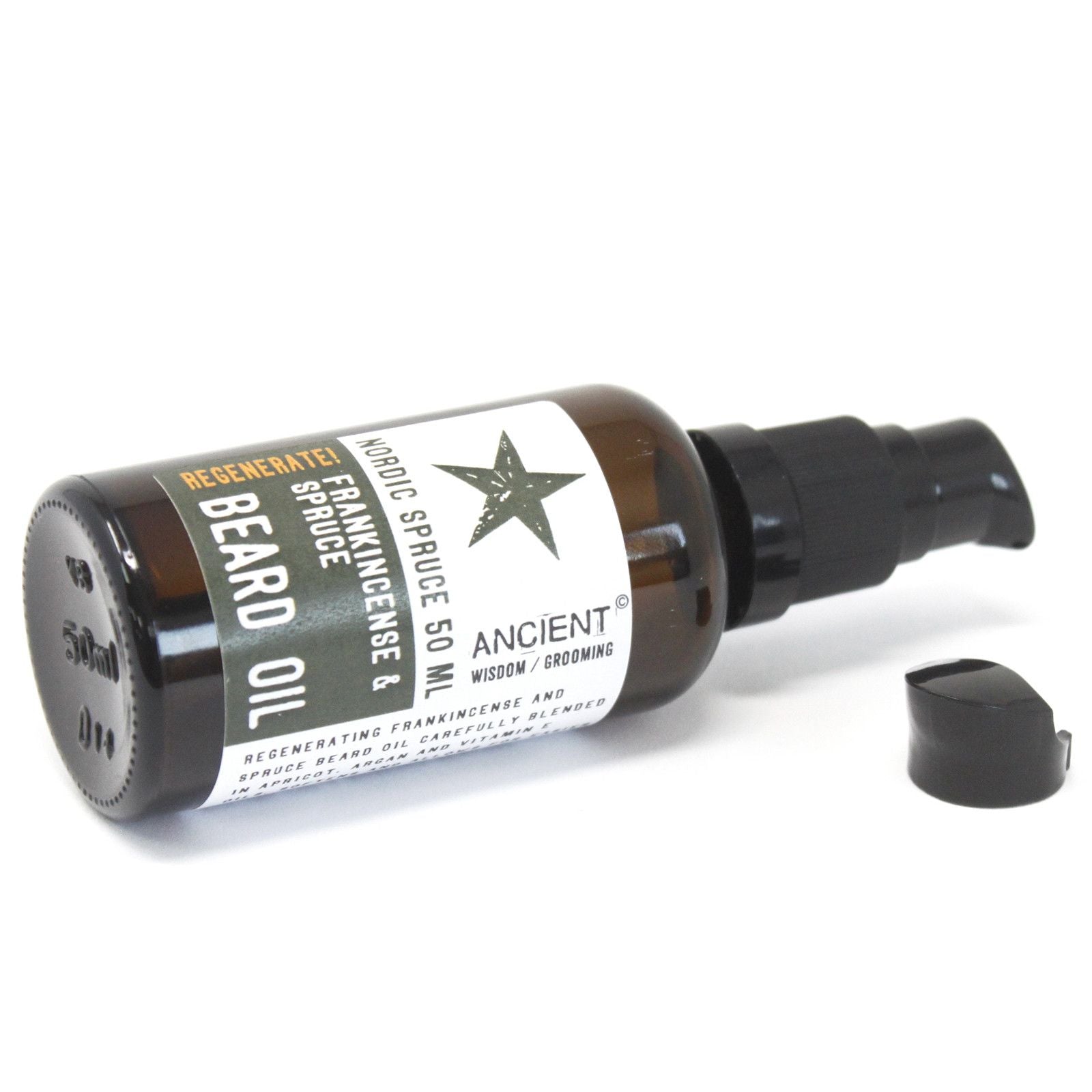 50ml Beard Oil - Nordic Spruce - Regenerate! – detail view