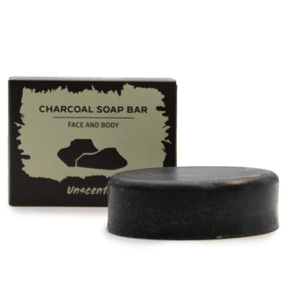 Unscented Charcoal Soap Bar, 85g