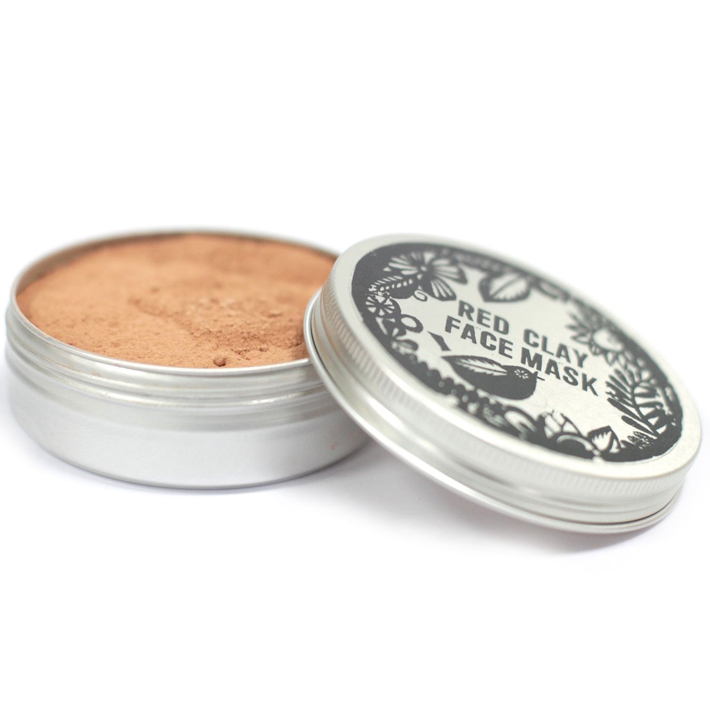 Agnes + Cat Red Clay Face Mask – detail view