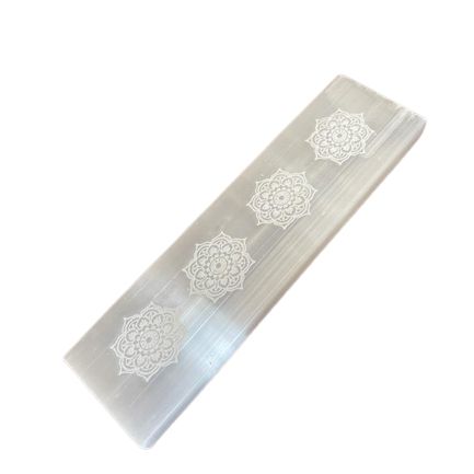 Flat Bar Charging Plate 15cm - Mandala | Auro & Co