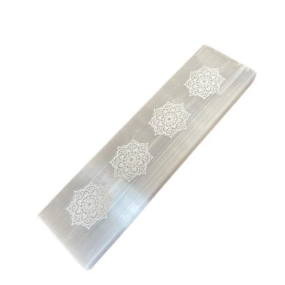 Flat Bar Charging Plate 15cm - Mandala | Auro & Co