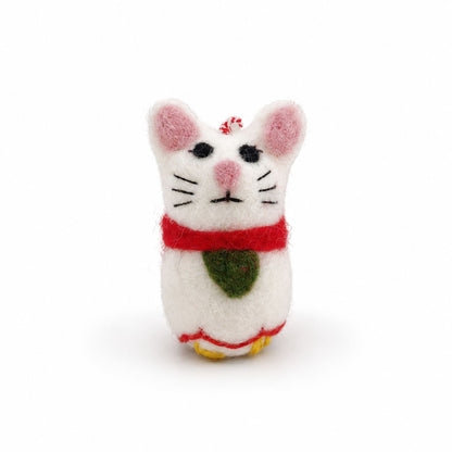 Felt Animal Charms, Mini Cute Set of 10, Hanging Decorations & Bag Charms