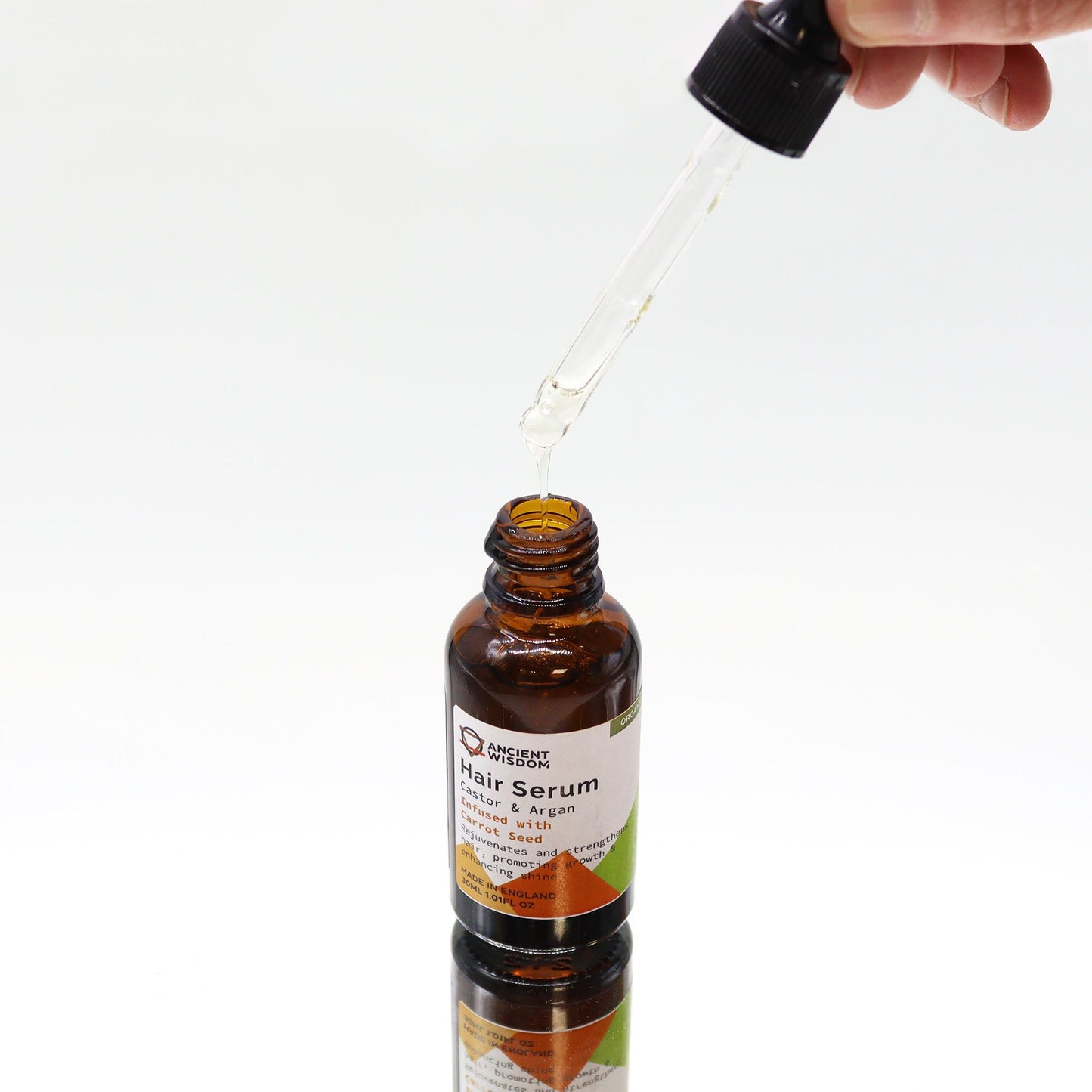 Organic Hair Serum 30ml - Carrot Seed – detail view
