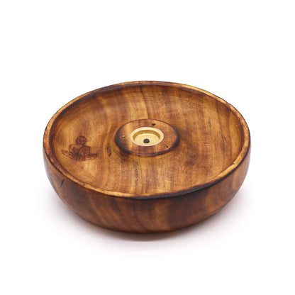 Buddha Mango Wood Incense Disc