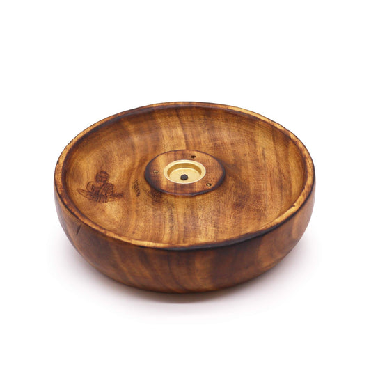 Buddha Mango Wood Incense Disc