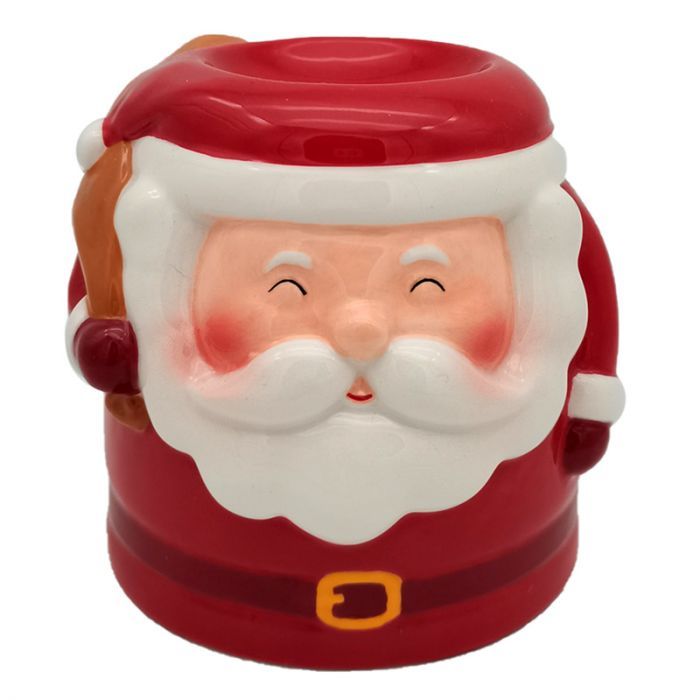 Santa Shaped Christmas Ceramic Oil Burner | Auro & Co