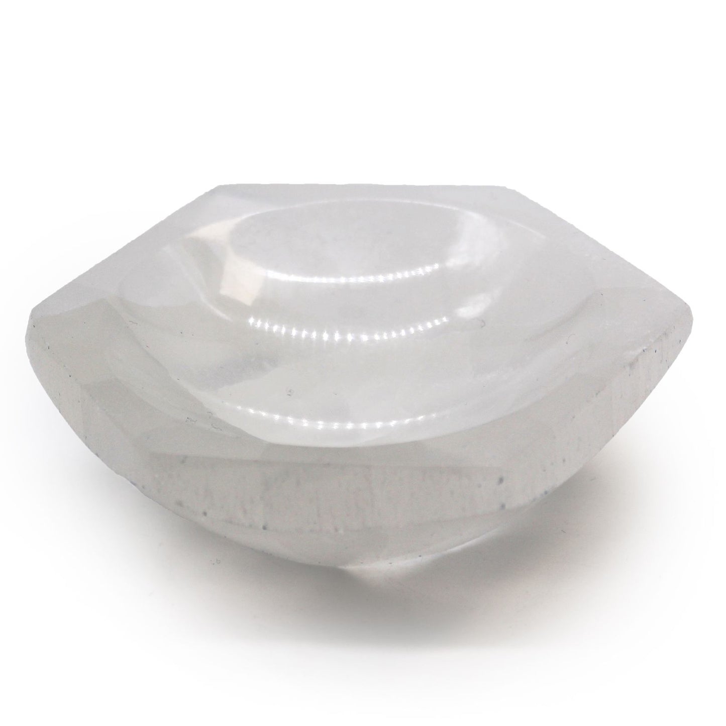 Selenite Hex Bowl - 10cm | Auro & Co
