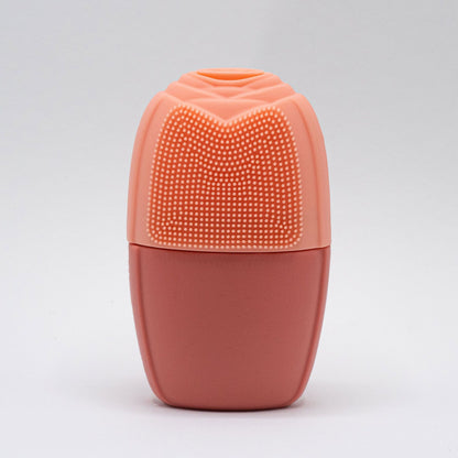 Silicone Ice Face Roller, Peach