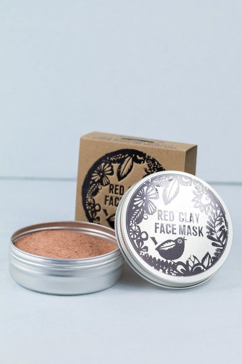 Agnes + Cat Red Clay Face Mask – lifestyle shot