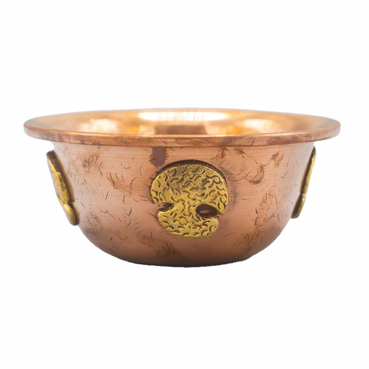 Tree of Life Copper Ritual Bowl, 12x5cm