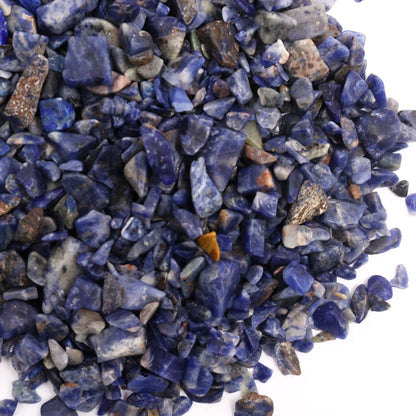 Sodalite Chips Gemstone Chips Bulk - 1KG – detail view