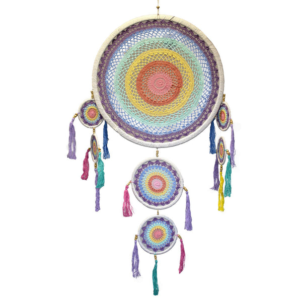 Large Dreamcatcher (55cm) - Pastel Rainbow | Auro & Co