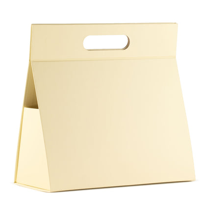 Flat Pack Gift Box - Large Hand Box (28x12.5x26cm) - Ivory