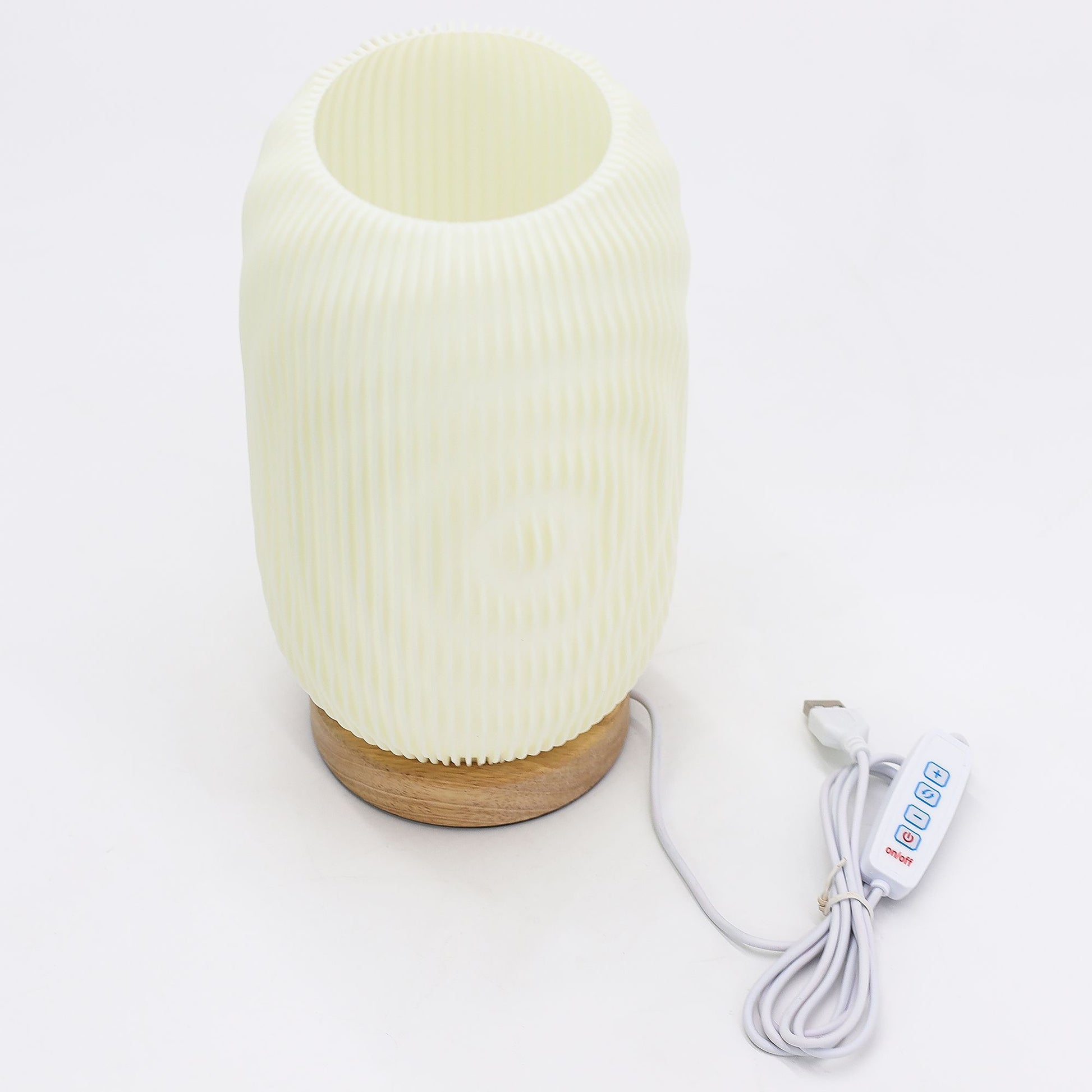 New Wave Lamp - USB - 3 settings - Modern Twisted – detail view