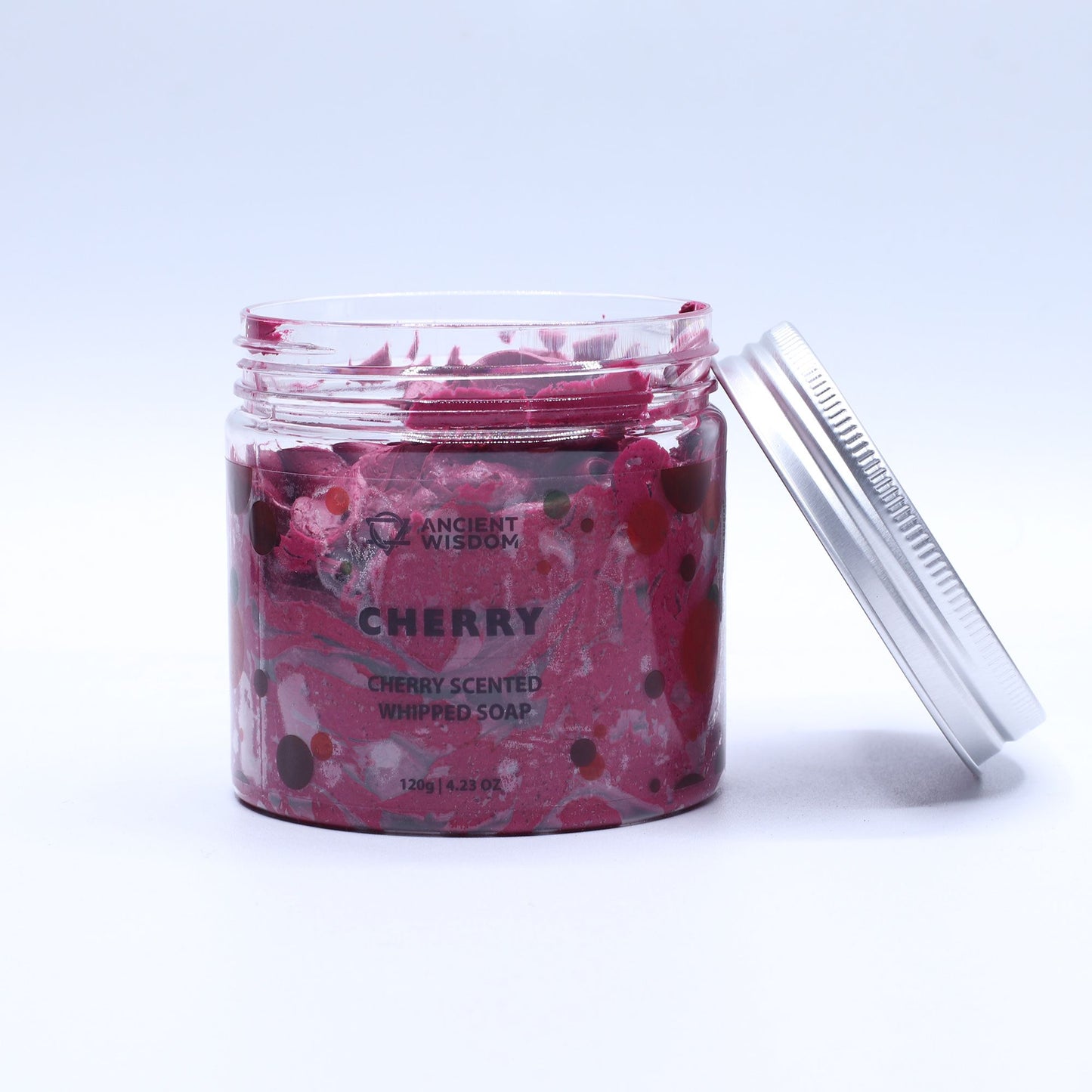 Cherry Whipped Soap 120g – detail view