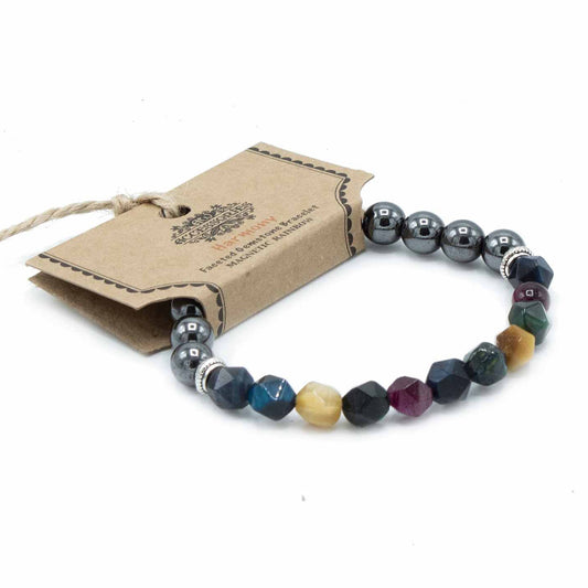 Faceted Gemstone Bracelet - Magnetic Rainbow | Auro & Co