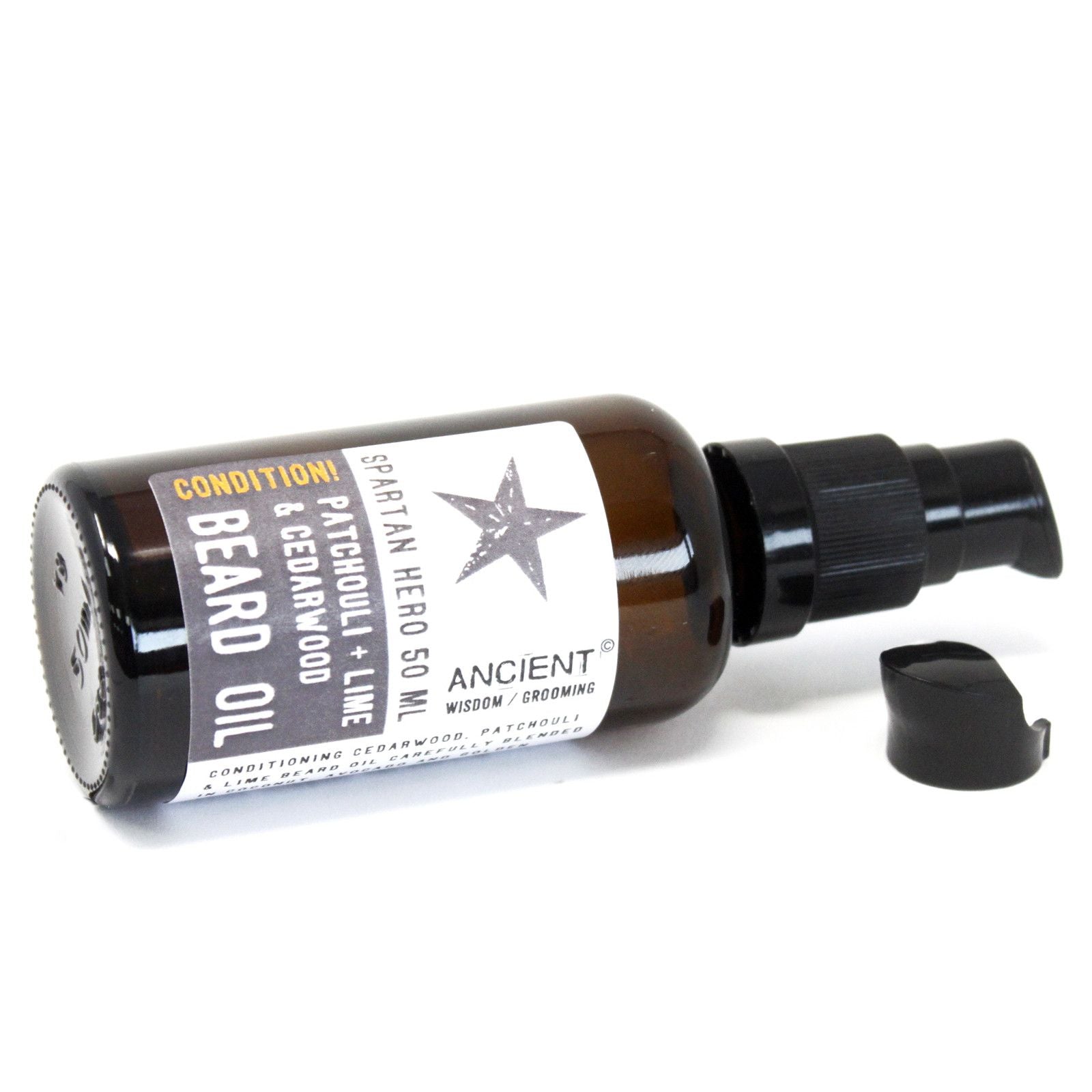 50ml Beard Oil - Spartan Hero - Condition! – detail view