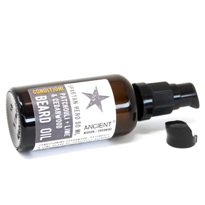 50ml Beard Oil - Spartan Hero - Condition! – detail view