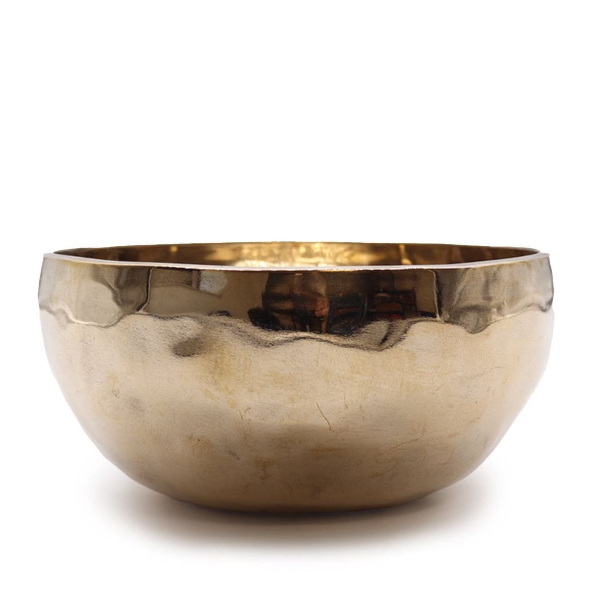 Shining Bell-Metal Singing Bowl, Handmade, Extra Large, 21cm, 1.5kg