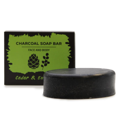Eucalyptus & Cedarwood Charcoal Soap Bar, 85g