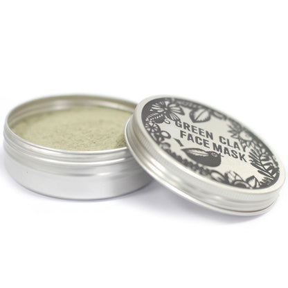 Agnes + Cat Green Clay Face Mask – lifestyle shot