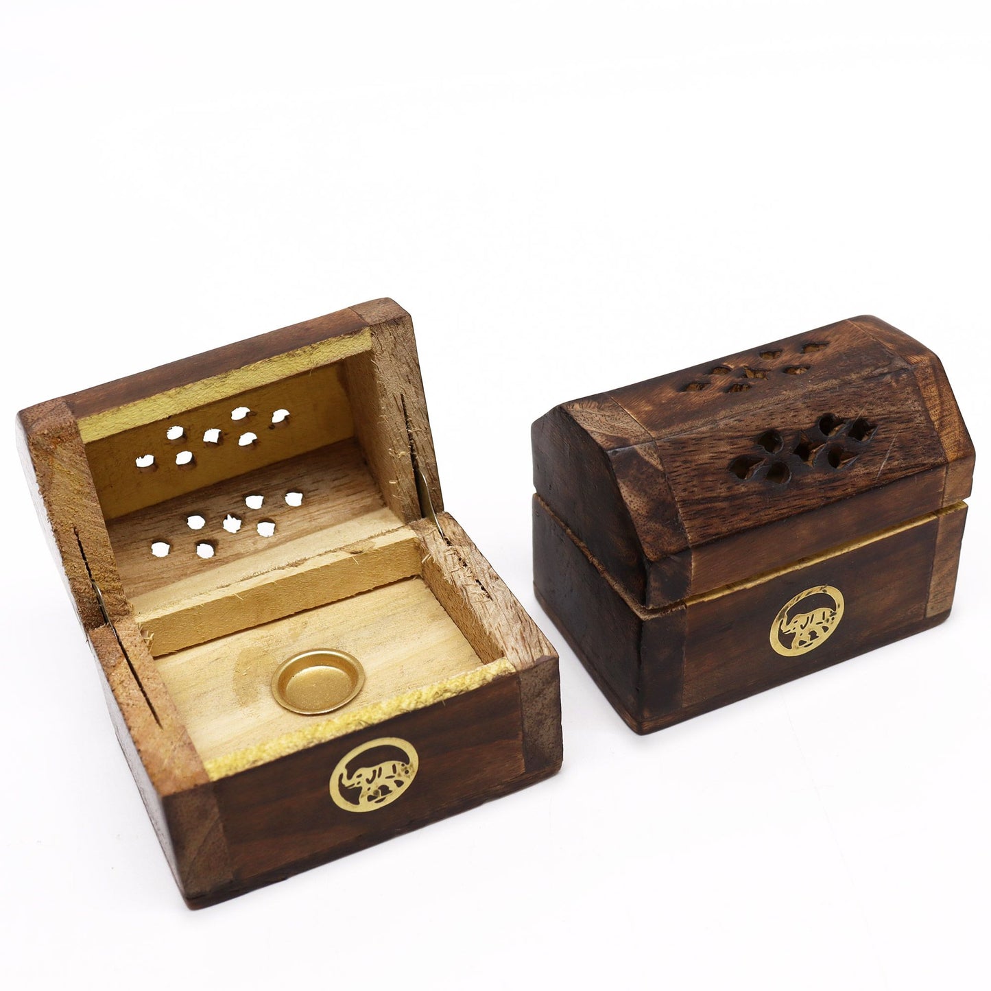 Mini Incense Cone Smoke Box - Mango Wood – product image 5