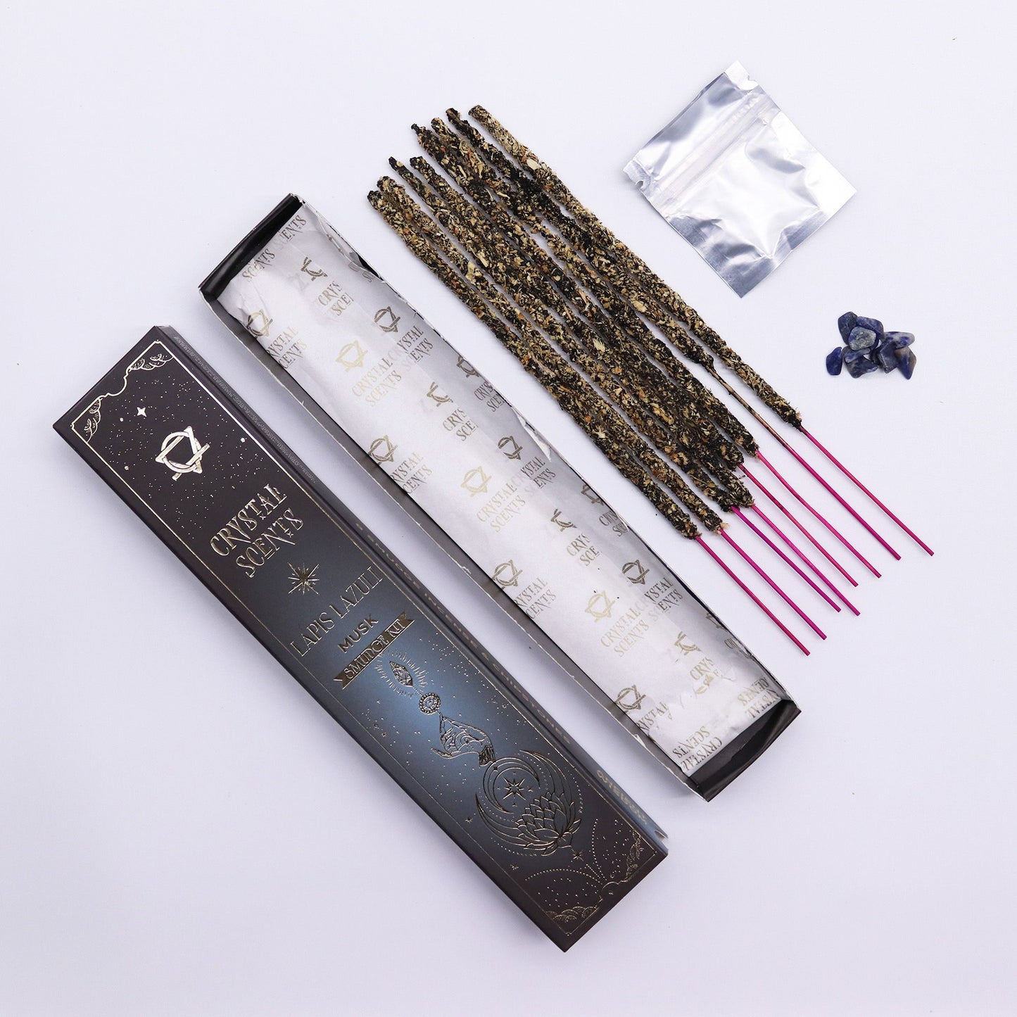 Lapis Crystal Scents Smudge Incense - Musk | Auro & Co