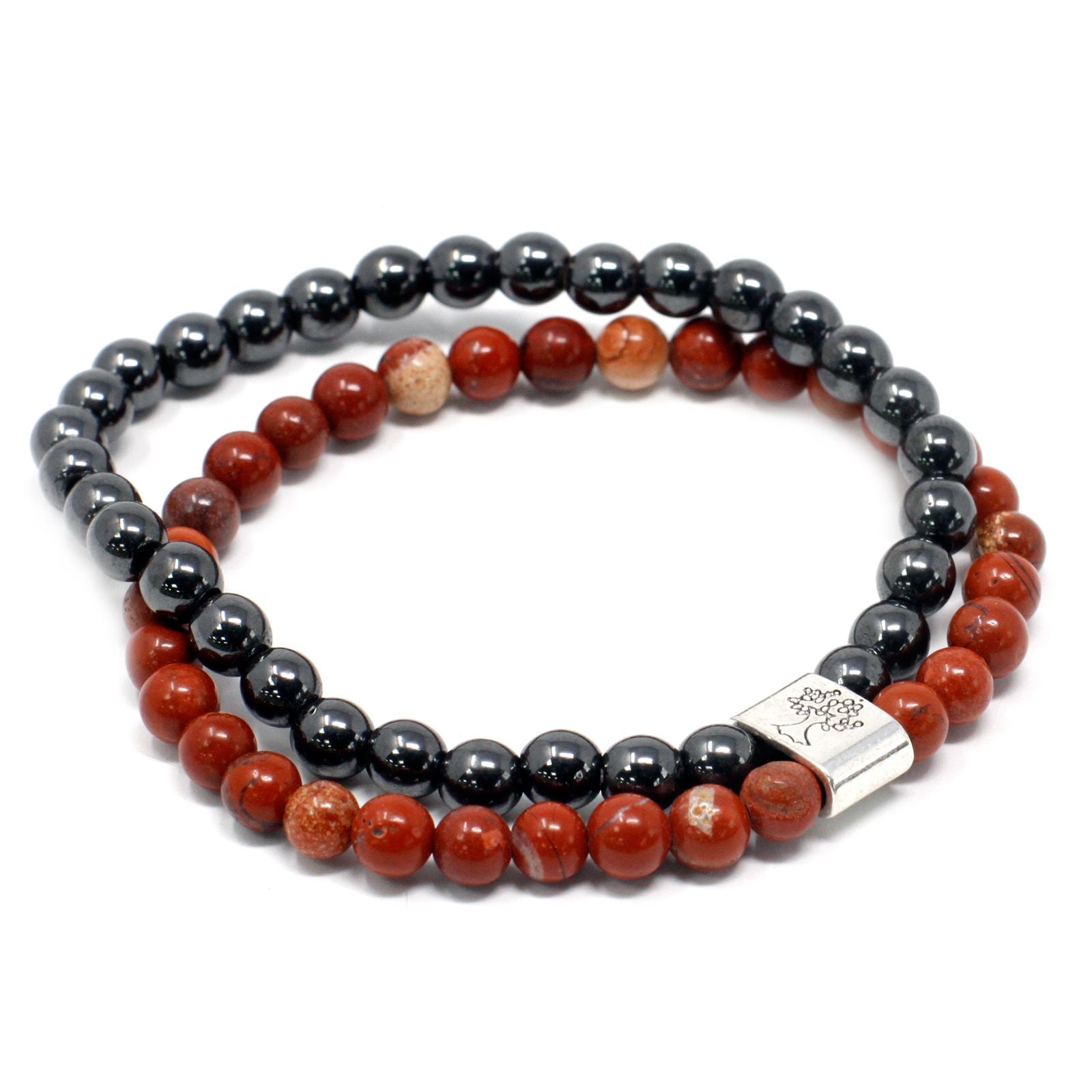 Magnetic Gemstone Bracelet - Redstone – detail view