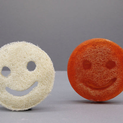 Piña Colada Happy Scrub Soap, Loofah Scrub Bar, 120g