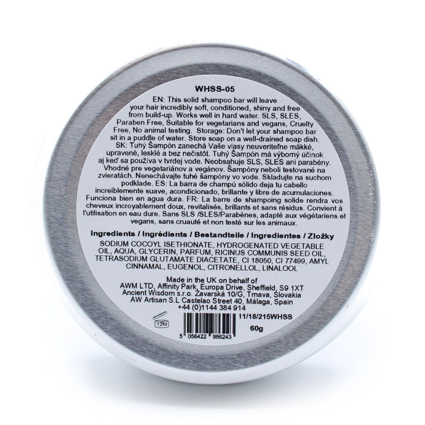 Wild Hare Solid Shampoo 60g - Cherry Bonbon – detail view