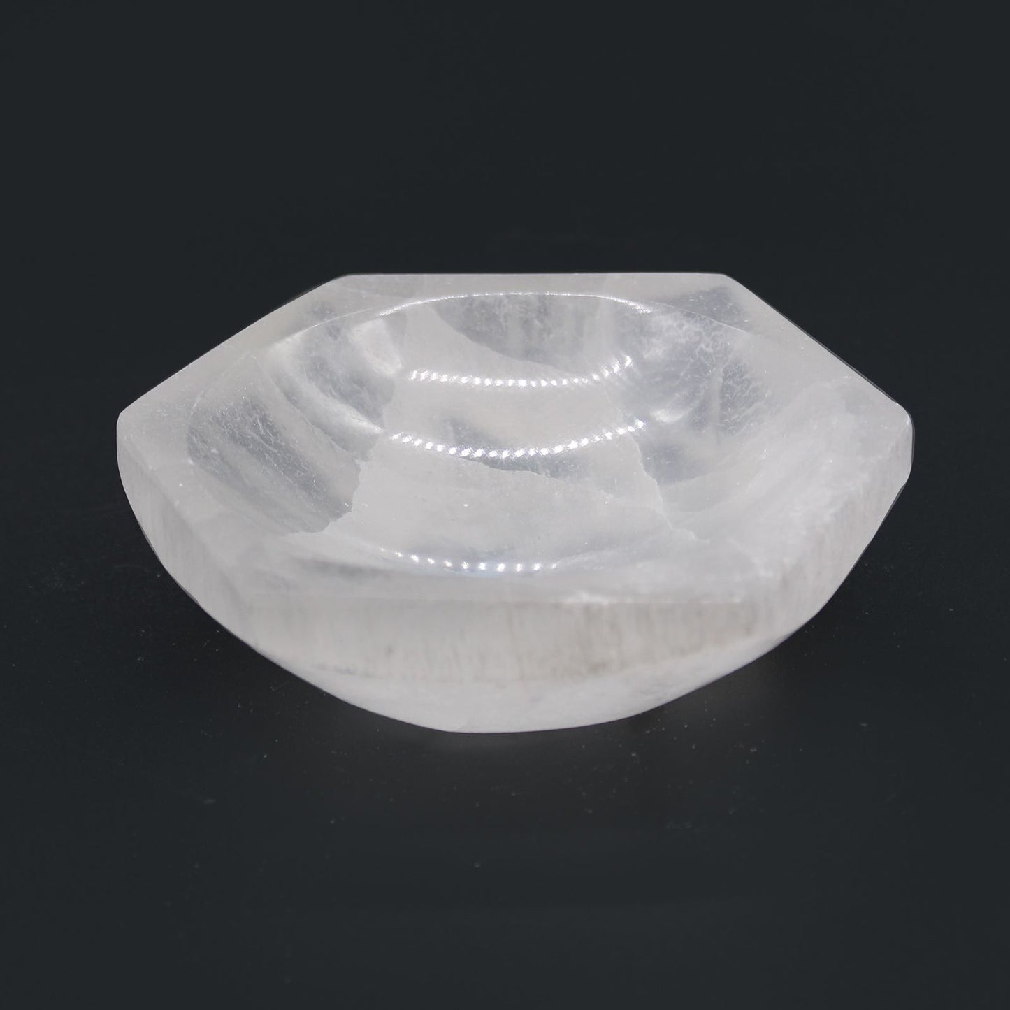 Selenite Hex Bowl - 10cm – lifestyle shot