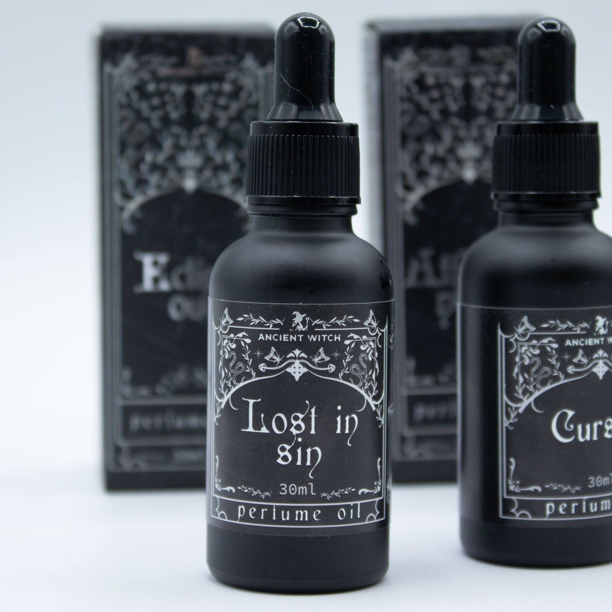 Ancient Witch Perfume Oil – Lost in Sin (30ml) – packaging
