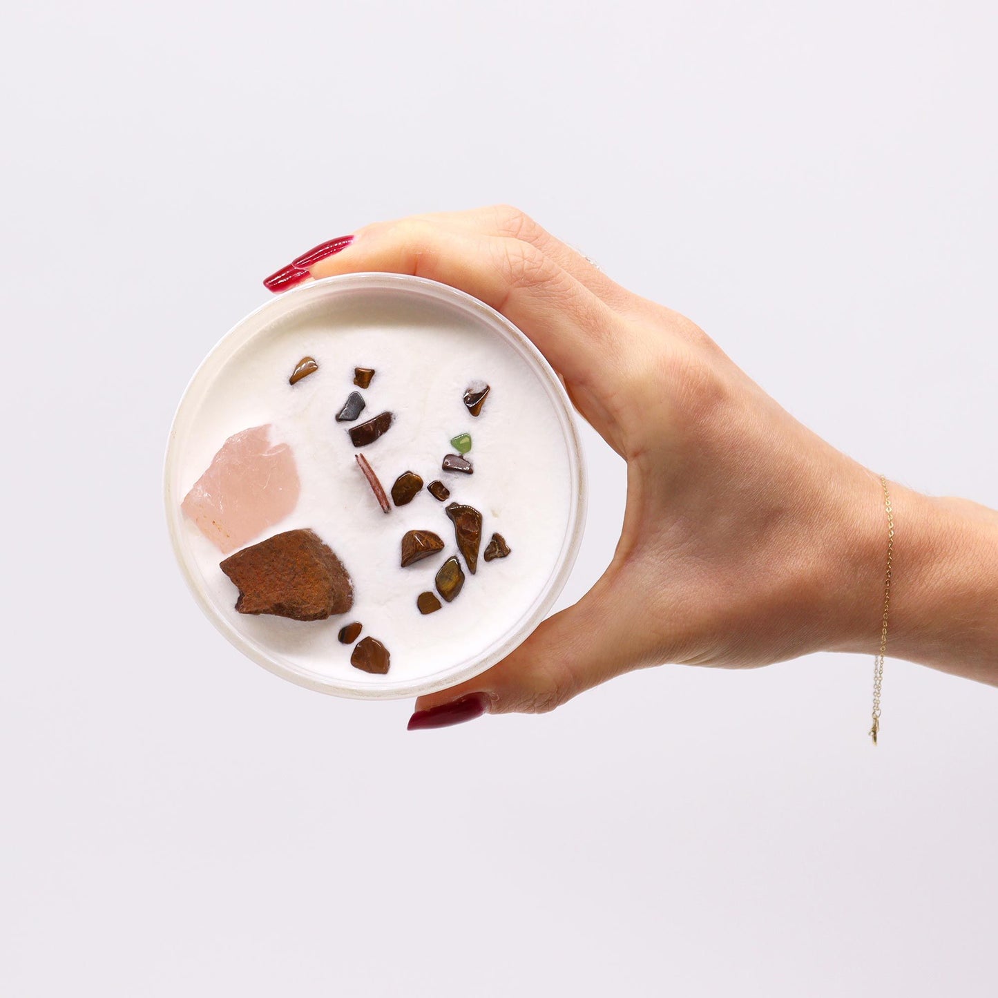 Sacral Chakra Crystal Candle - Creative Flow