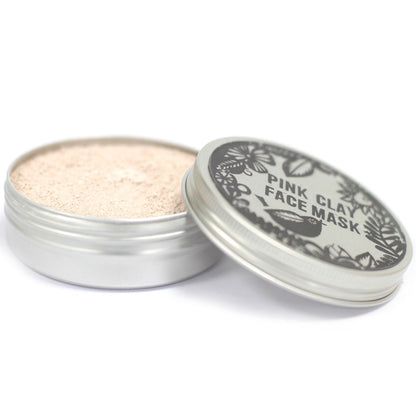 Agnes + Cat Pink Clay Face Mask – detail view