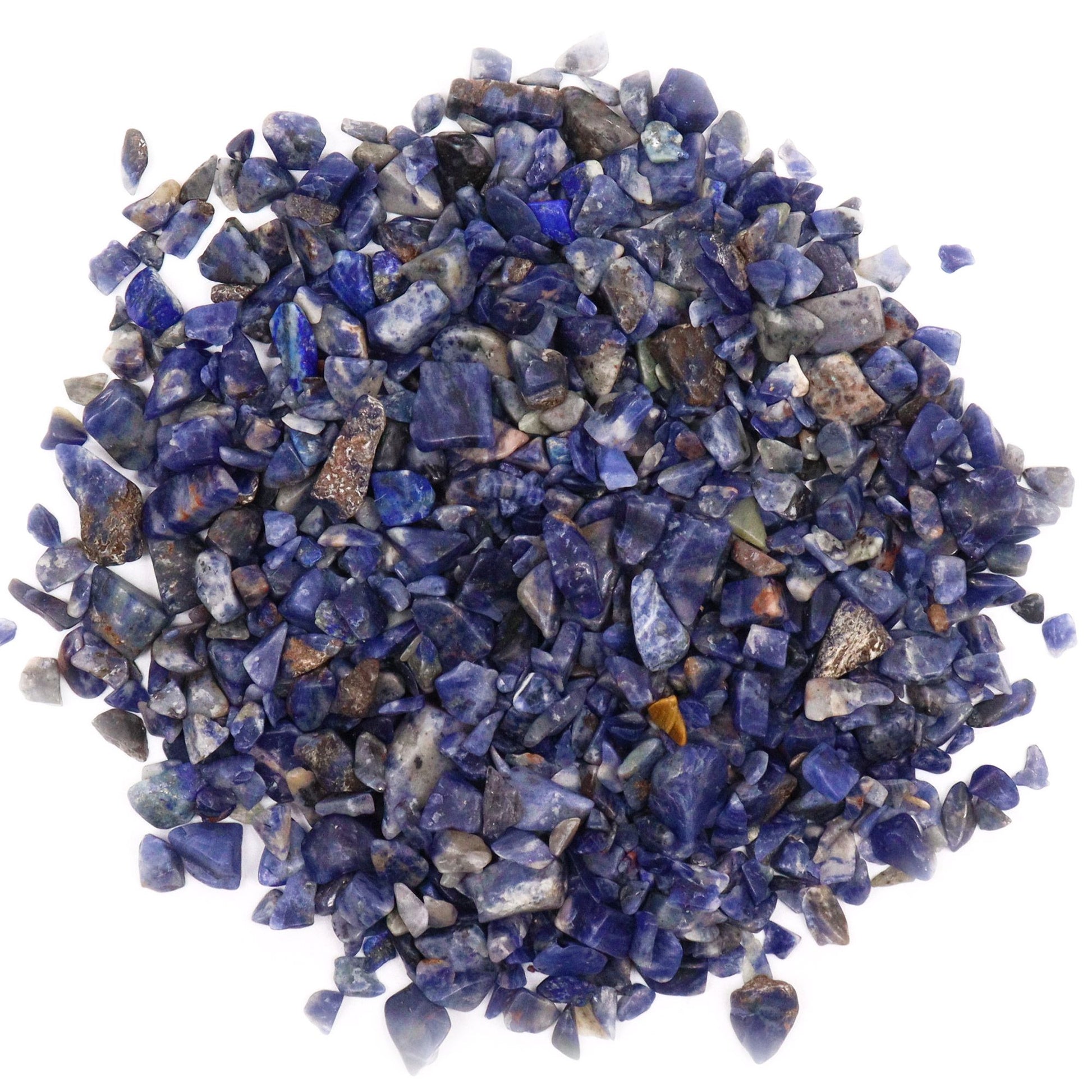 Sodalite Chips Gemstone Chips Bulk - 1KG | Auro & Co