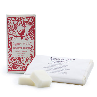 Japanese Bloom Wax Melts, Box of 8 - Agnes + Cat