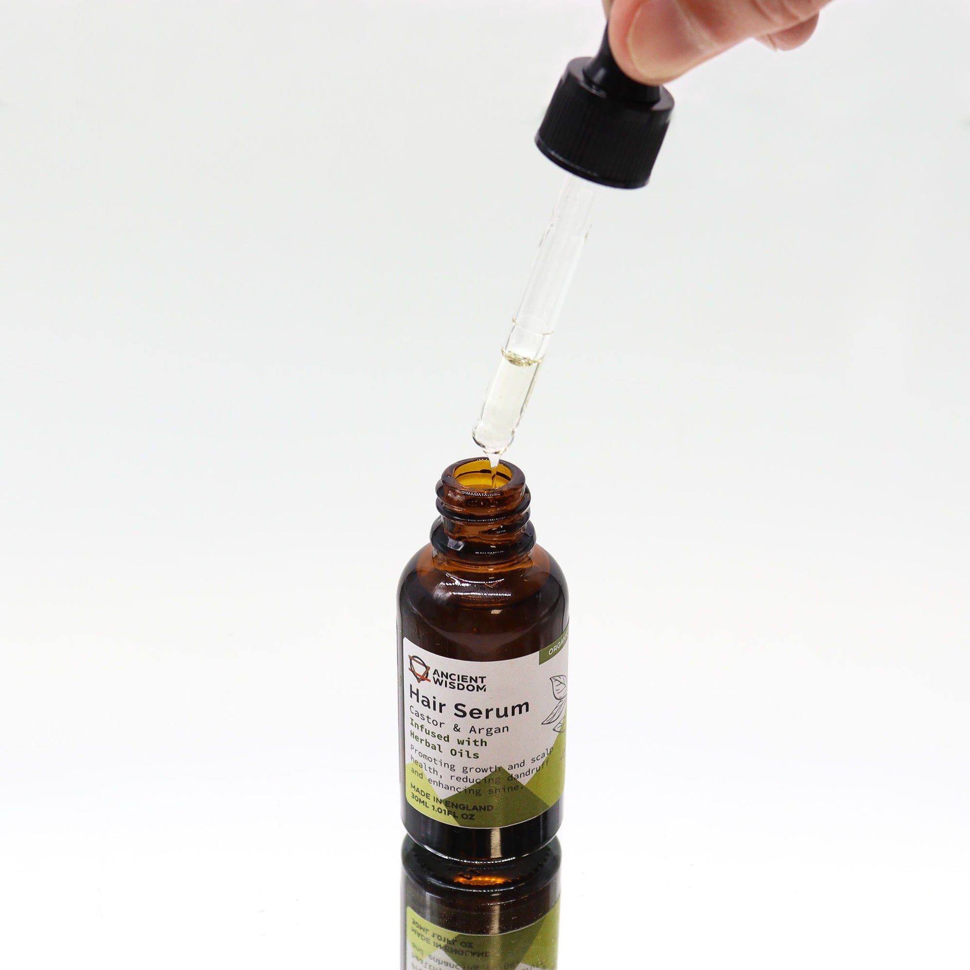 Organic Hair Serum 30ml - Herbal – detail view