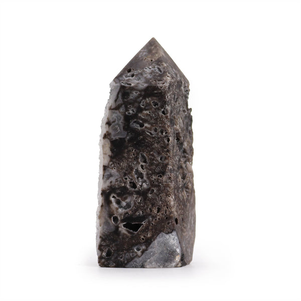 Calcite Side Polish Tower | Auro & Co