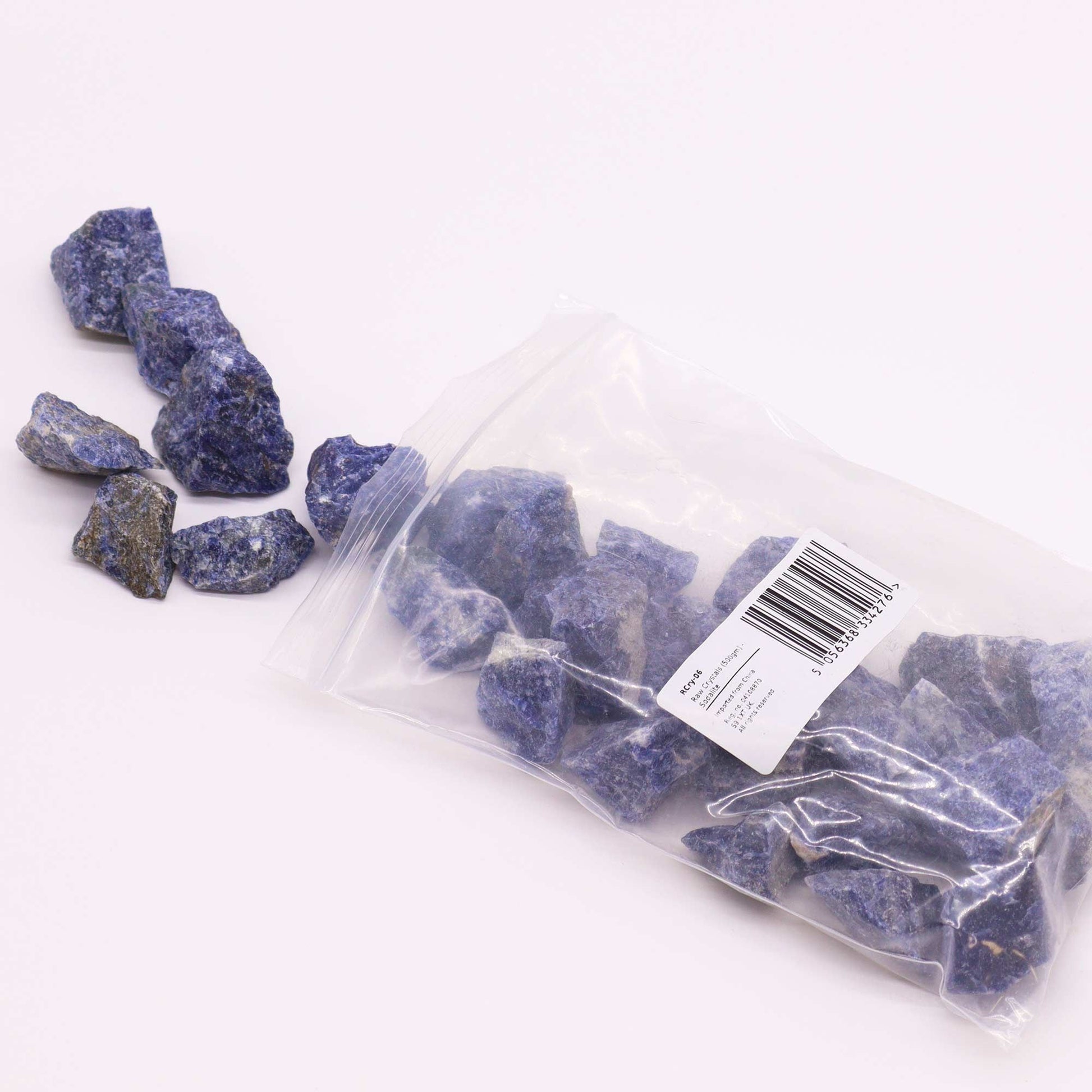 Raw Crystals (500gm) - Sodalite – detail view