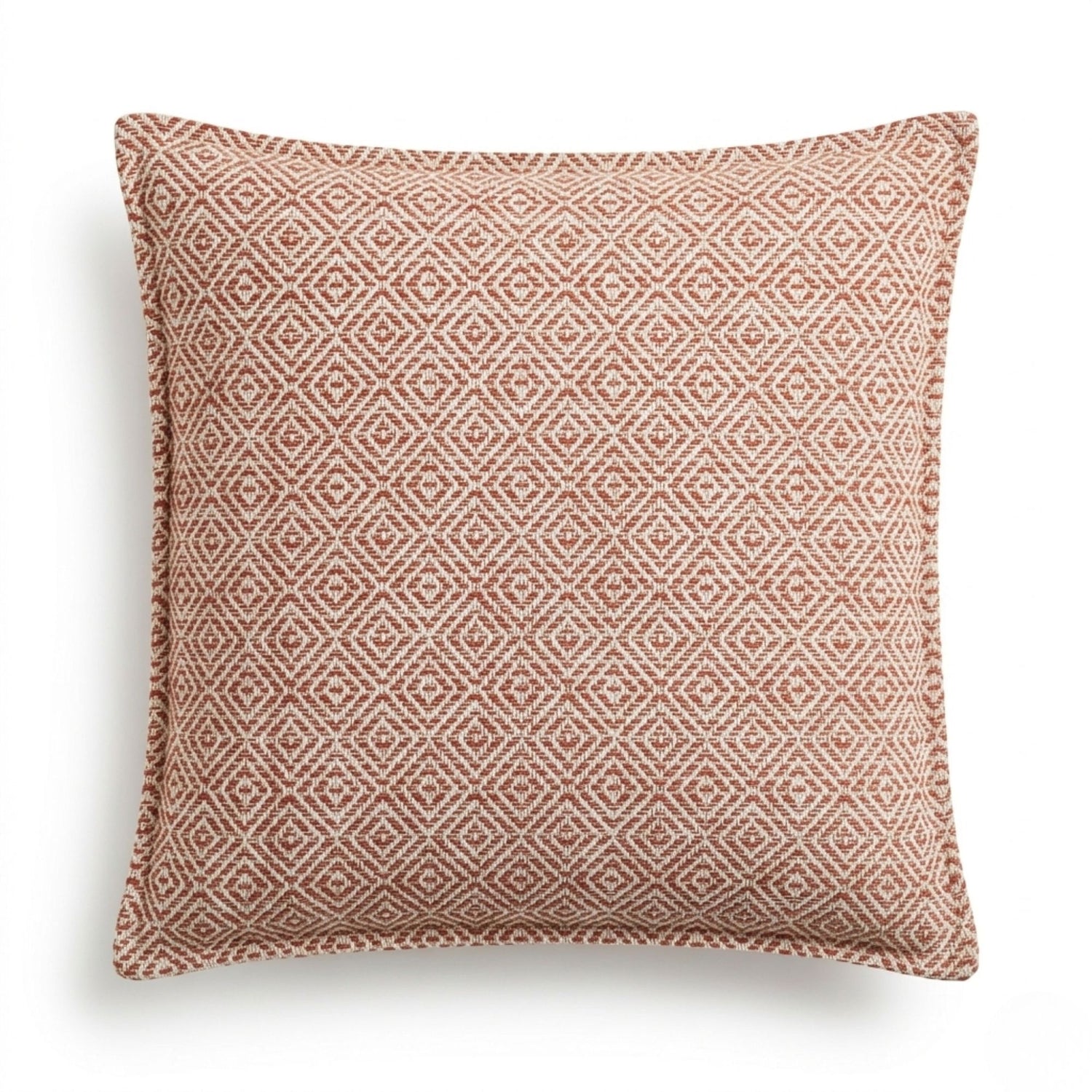 Classic Cushion Cover - Burgundy Squares - 45x45cm | Auro & Co