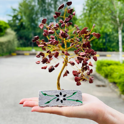 Indian Gemstone Trees Red Jasper - 160 Stone – lifestyle shot