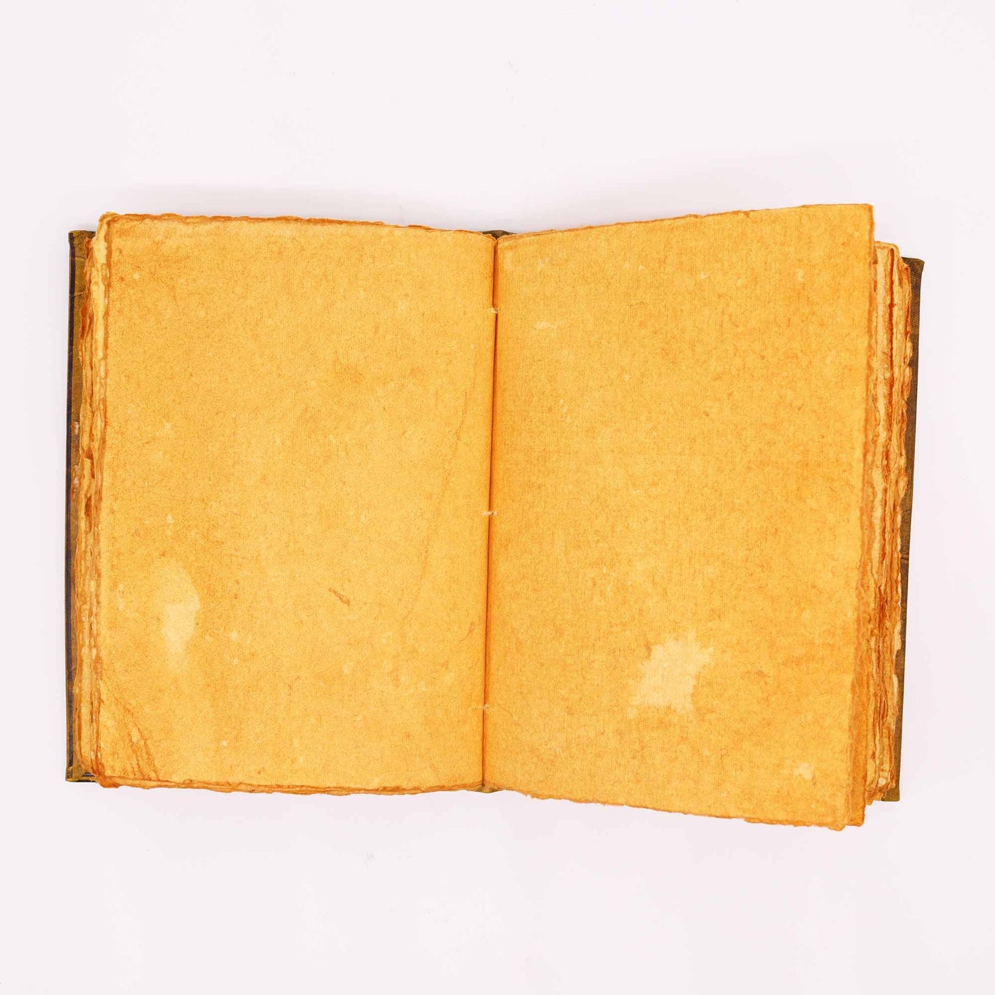 Heafty Coffee Tan Book - Zinc Owl Decor - 200 Deckle Edges Pages - 26x18cm – lifestyle shot