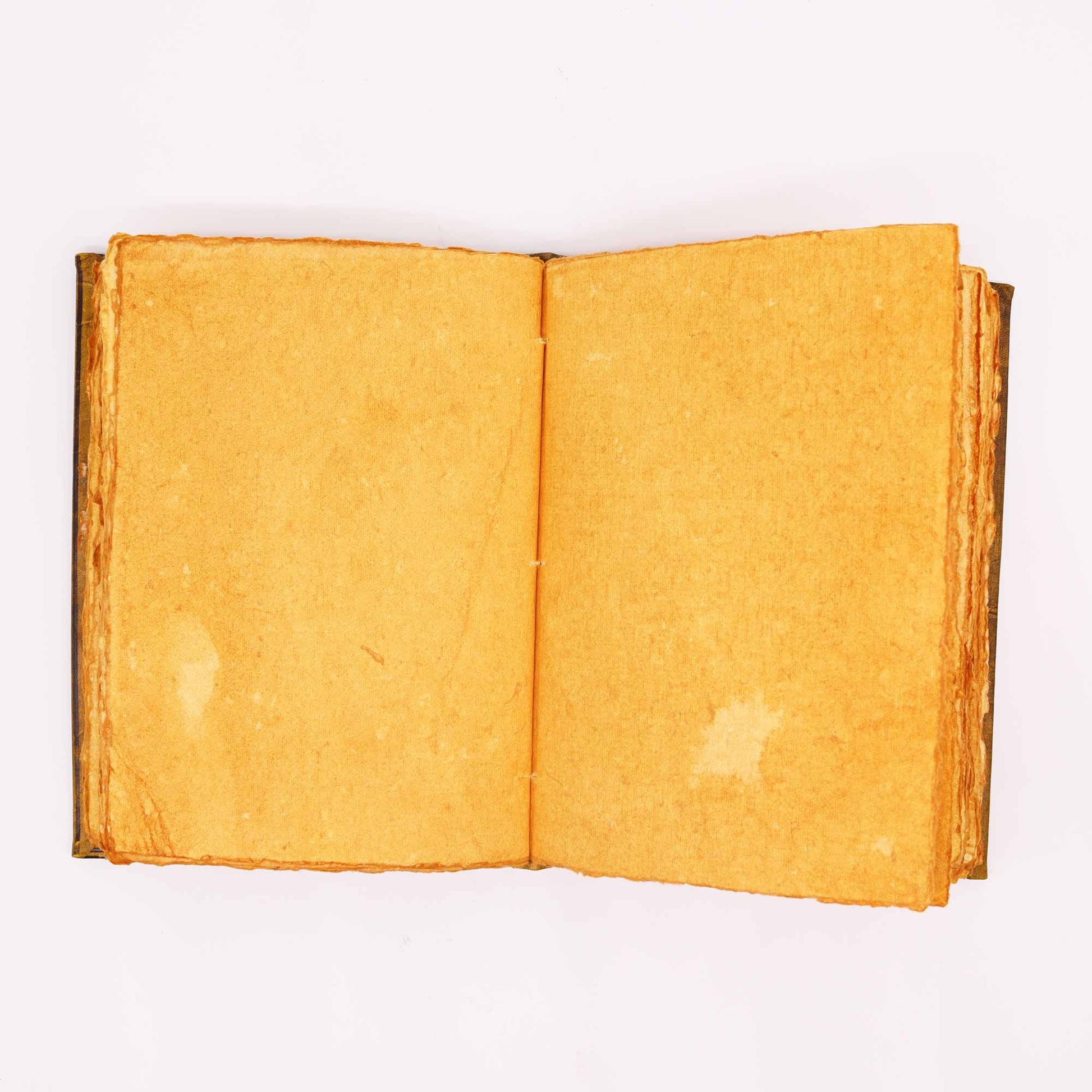 Heafty Coffee Tan Book - Zinc Owl Decor - 200 Deckle Edges Pages - 26x18cm – lifestyle shot