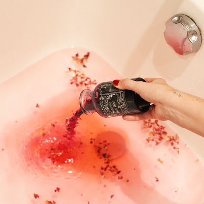 Ancient Witch Bath Spell Potion & Amethyst Crystal Amulet - Seduction – product image 8