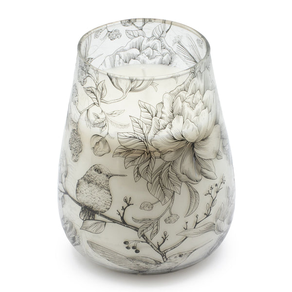 Tall Glass Jar Candles - Drawn by Flame | Auro & Co