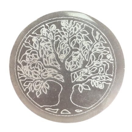Small Charging Plate 8cm - Tree of Life | Auro & Co