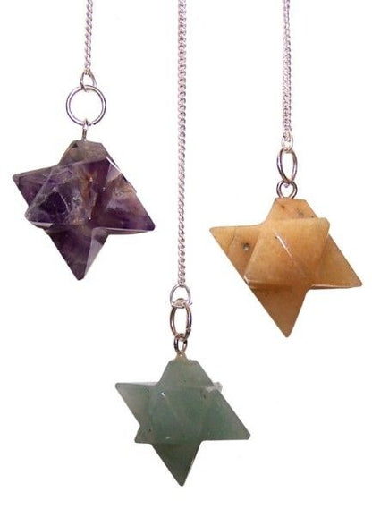 Merkaba (star) Pendulums - (asst) – detail view