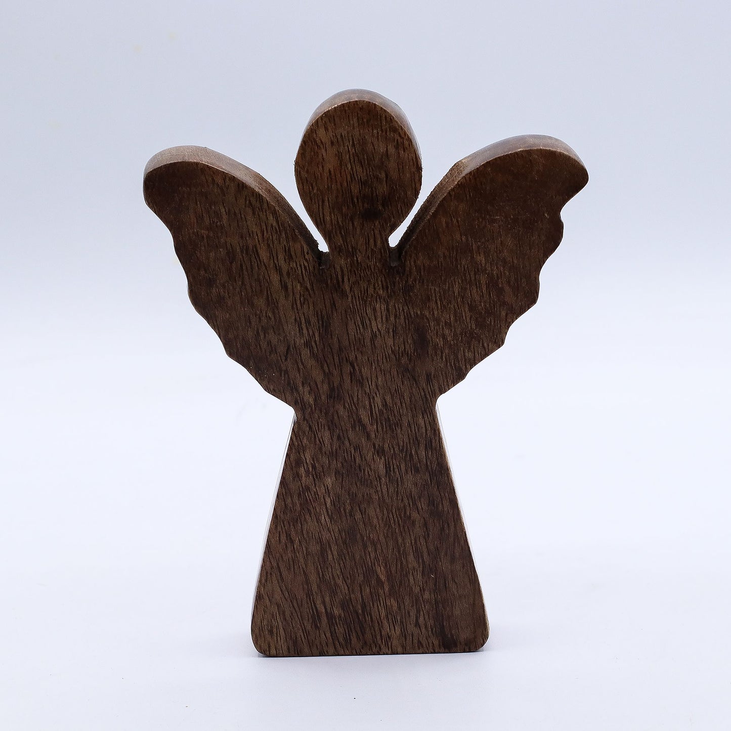 Medium Mango Wood Angel - Gold Decor – product image 7