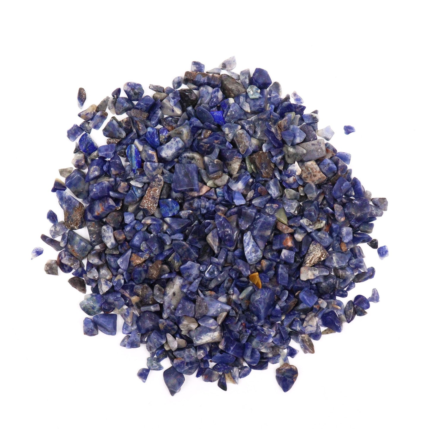 Sodalite Chips Gemstone Chips Bulk - 1KG – packaging