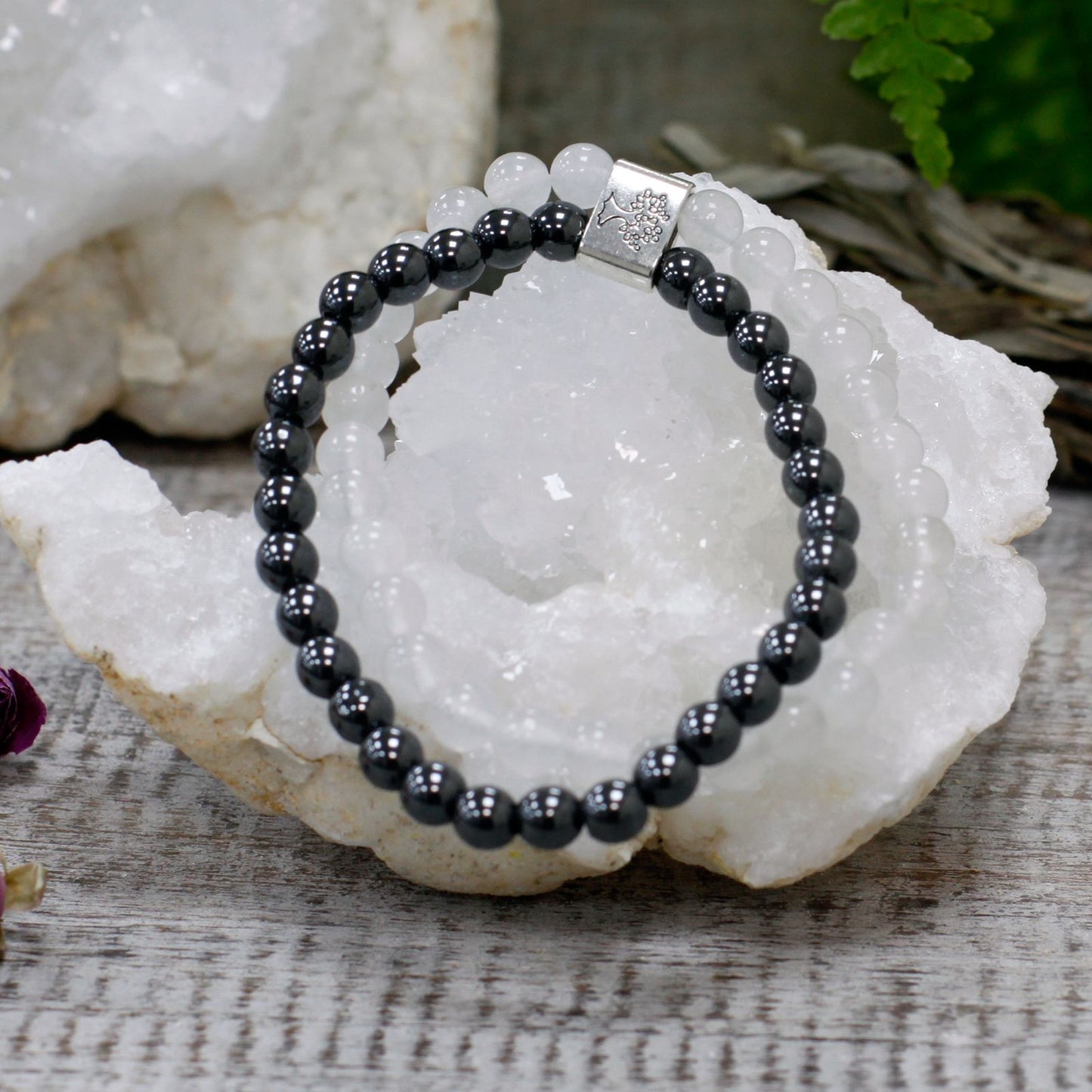 Magnetic Gemstone Bracelet - Rock Quartz – product image 5